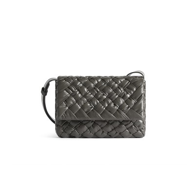 BOTTEGA VENETA SMALL RUMPLE MESSENGER 787113V4HO11470 (21*14*5cm)